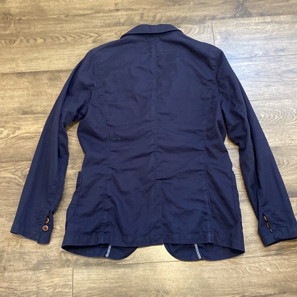 Mens Unlined Cotton/Linen Sport Jacket - Picture 8 of 10